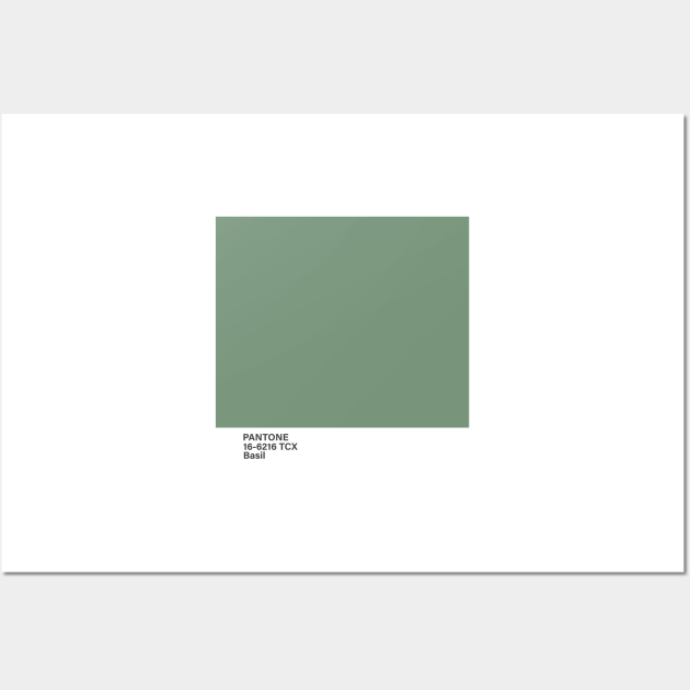 pantone 166216 TCX Basil Pantone Color Posters and Art Prints